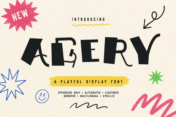 Agery: A Playful Display Typeface for Modern Editorial Design