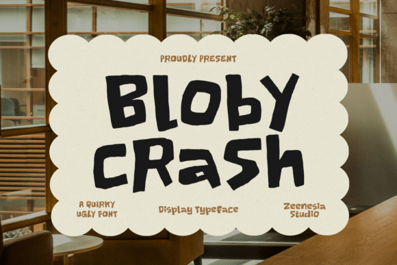 Bloby Crush: The Quirky Display Typeface for Bold Editorial Design