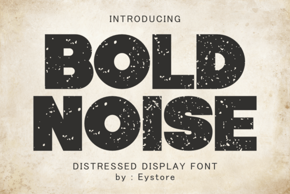 Boost Your Brand with the Bold Noise Font