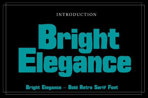 Bright Elegance: The Display Typeface That Elevates Editorial Design