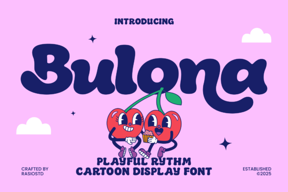 Bulona: A Playful Display Font for Lively Brand Identities