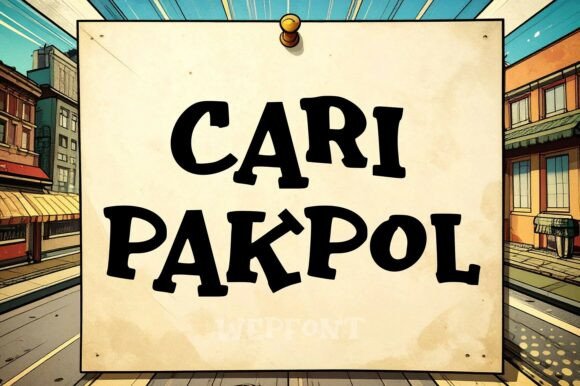 Cari Pakpol: The Vintage Display Font for Bold Brand Identity