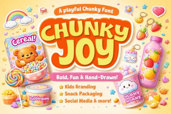 Chunky Joy: The Perfect Display Font for Small Business Branding