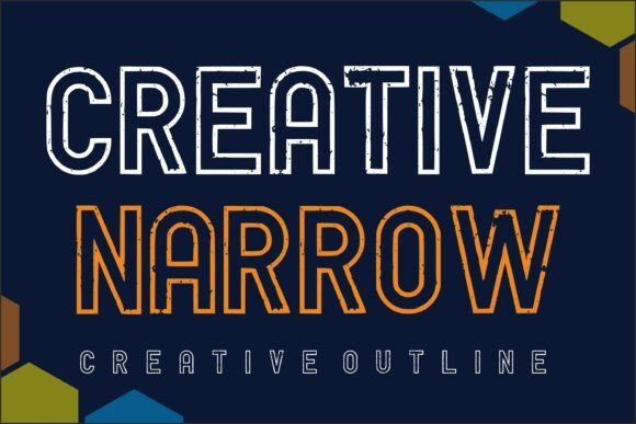 Creative Narrow: A Bold Condensed Display Font for Edgy Branding
