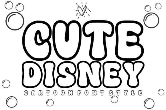 Cute Disney Font for Web Design