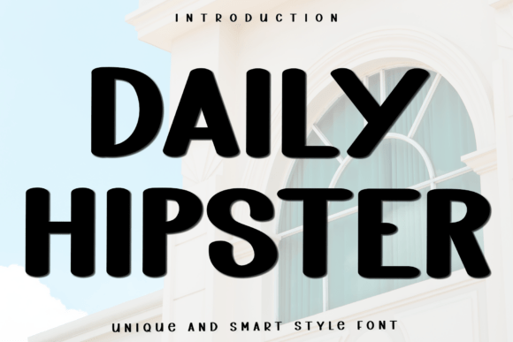 Daily Hipster: A Soft Display Typeface for Editorial Layouts