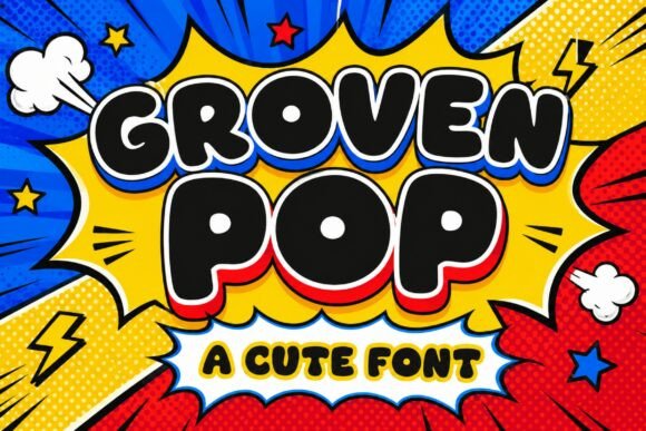 Grooven Pop: The Perfect Display Font for Playful Brand Identity