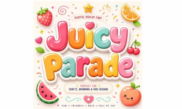 Juicy Parade: The Playful Typeface That Elevates Campaign Creativity