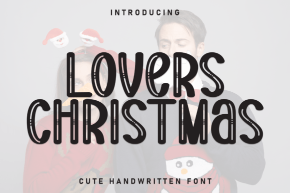 Lovers Christmas Font for Holiday Campaigns