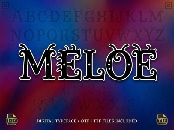 Meloe: The Display Typeface That Stops Scrolling
