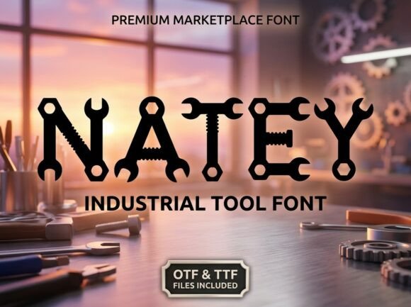 Natey: The Display Font That Elevates Your Digital Brand Identity