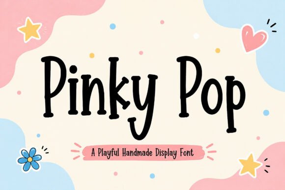 Pinky Pop: A Playful Display Font for Creative Branding