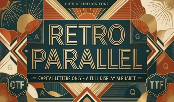 Retro Parallel: The Bold Display Typeface That Elevates Campaigns