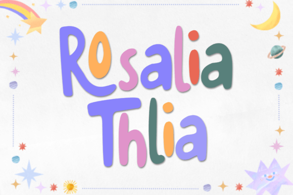 Rosalia Thlia: The Creative Display Font for Playful Campaigns