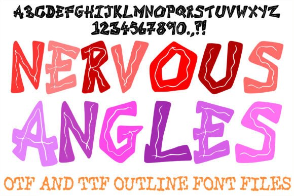 Testing Nervous Angles: A Real Branding Project with This Creative Font