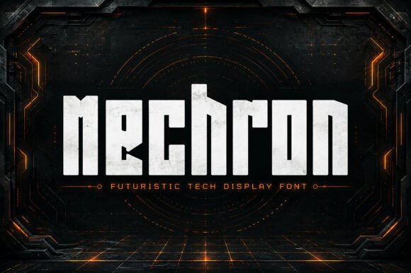 Upgrade Your Brand with Mechron: The Futuristic Display Font for Modern Business