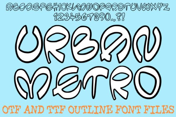 Urban Metro Font for Web Design Projects