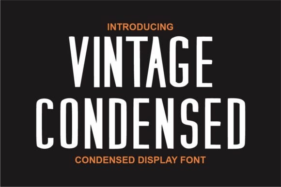 Viintage Condensed: A Bold Typeface for Modern Web Design