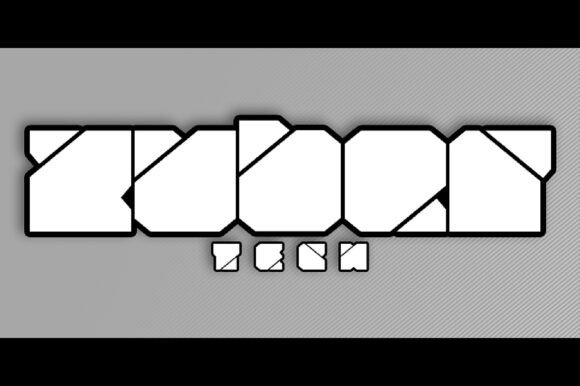 Zuber Tech Typeface: A Bold Display Font for Digital Impact